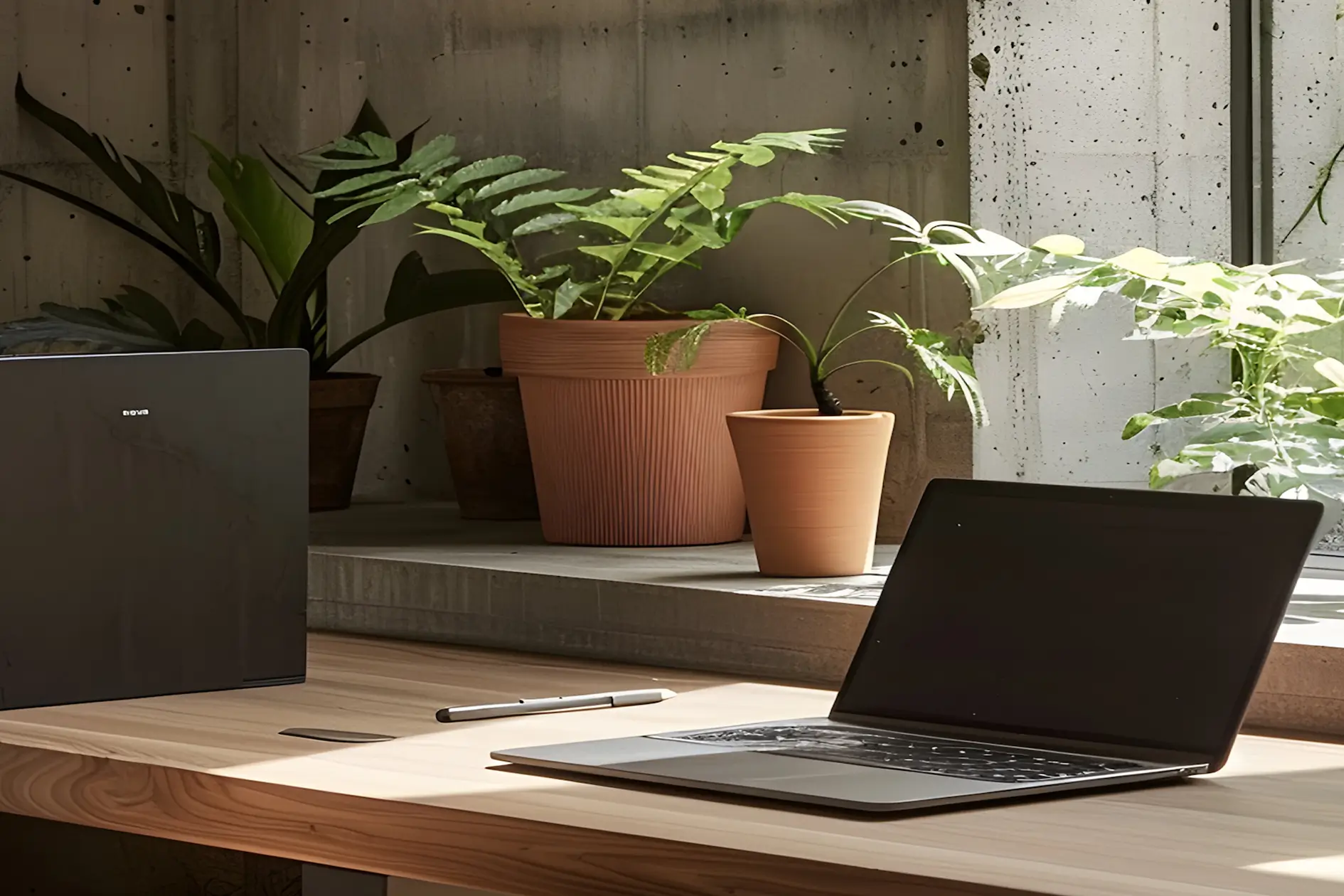 Modern office workspace